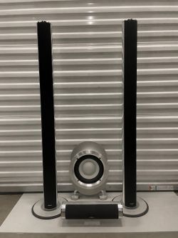 PAM TTW-6000 Tower Speakers Pair TTW-6000C Center Q3B Powered Subwoofer Set