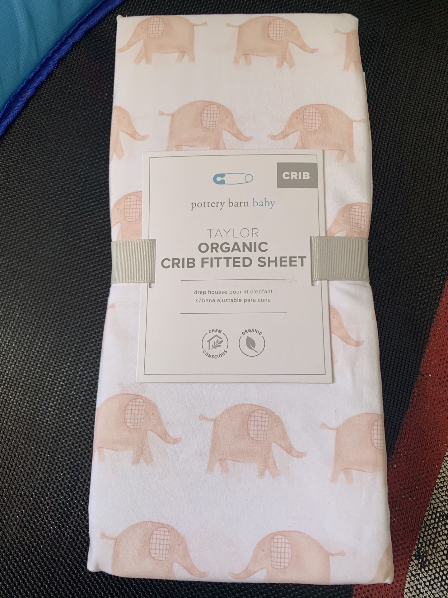 Pottery Barn Baby Taylor Organic Crib Fitted Sheet