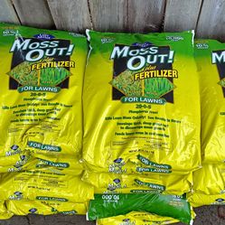 Moss Out! Plus Fertilizer 