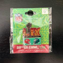 Superbowl LIX (Chiefs vs. Eagles) Lapel Pin