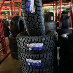 ATLANDER RT 35X12.50R18 A SET OF FOUR NEW TIRES. Ask me any size or brand of your preference