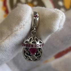 Solid Sterling Silver 925 Silver Love Charm