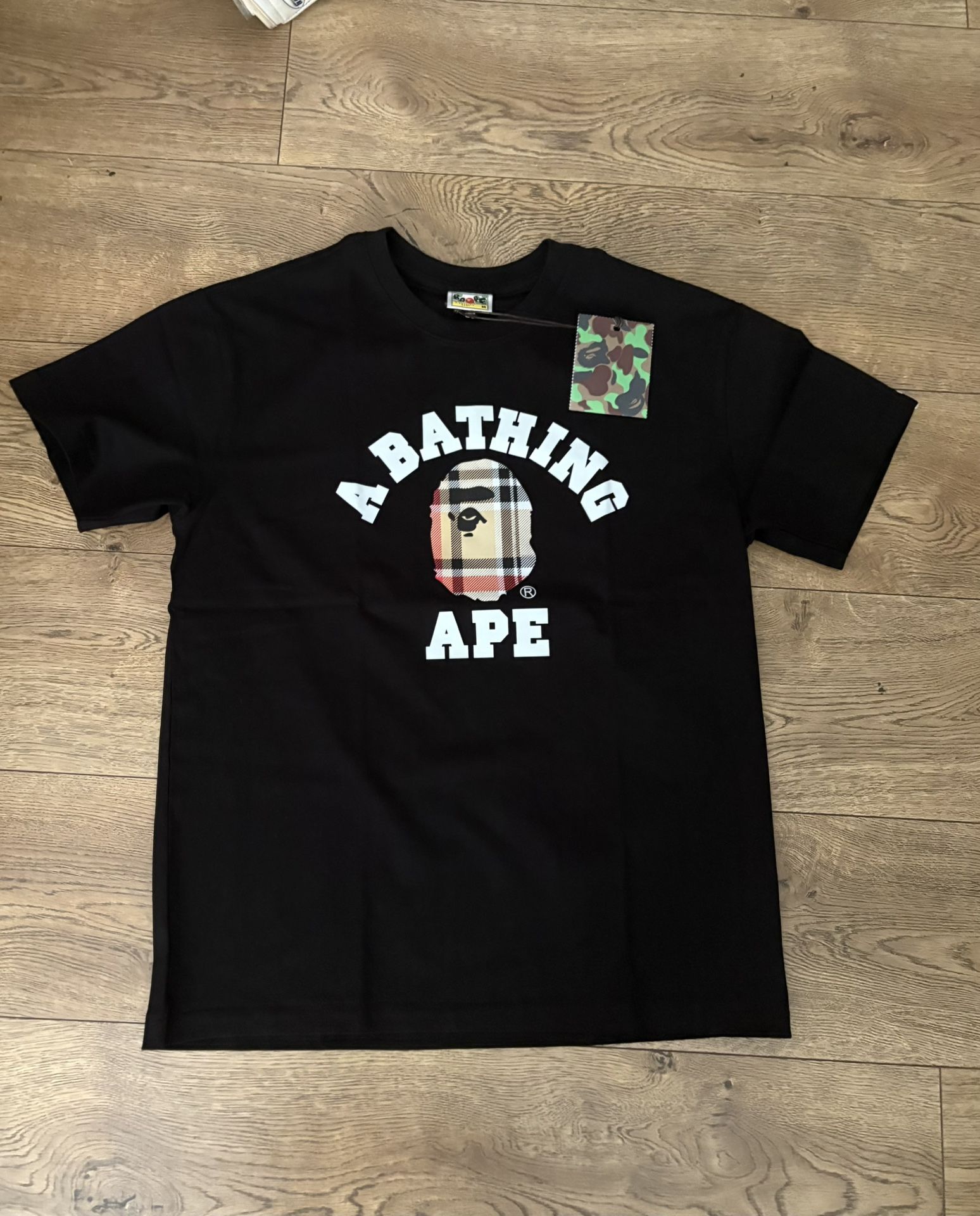 Bape X Burberry size m