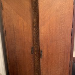 Best Offer Wins. Antique Armoire With Original Key And Hardware!