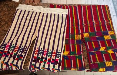2 Pair of Vintage Hand-Embroidered Pants