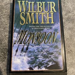 Monsoon by Smith, Wilbur.  Hard cover, great book !
