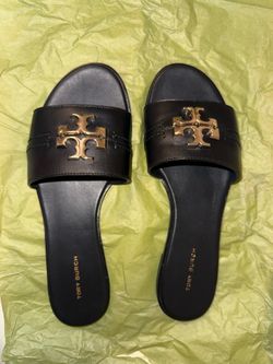 BRAND NEW TORY BURCH EVERLY SLIDES