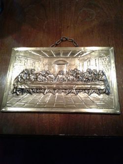 Gold Lord's Supper Raised picture