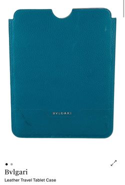 Bvlgari Leather Tablet Case
