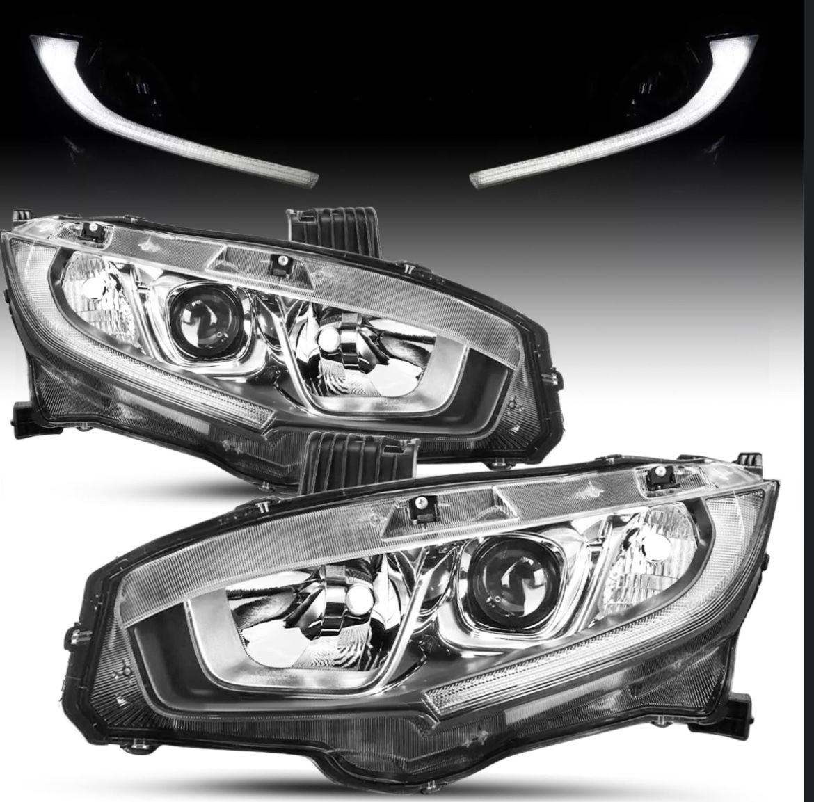 OEM Honda Civic Headlights