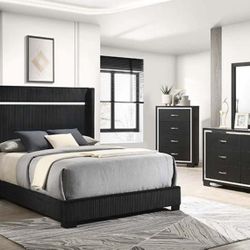B9295 Gennro Bedroom Set 5pc Queen 🔥🤩🙏🏼🥳