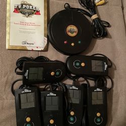 Tv Poker Video Gaming System 