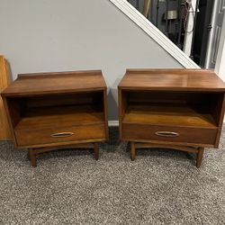 Mid Century Broyhill Nightstands 