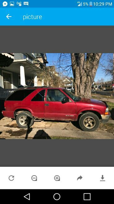 02 Chevy blazer runs great !