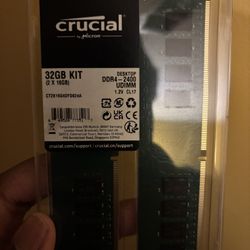 Crucial computer ram 32gb