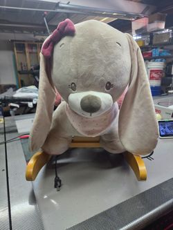 Rabbit rocking chair for baby