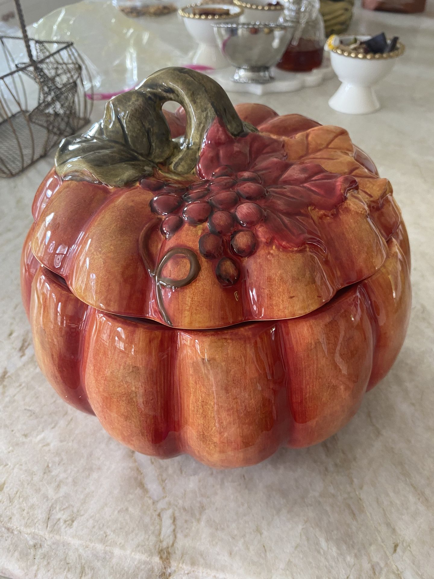 Pumpkin Ceramic Pot
