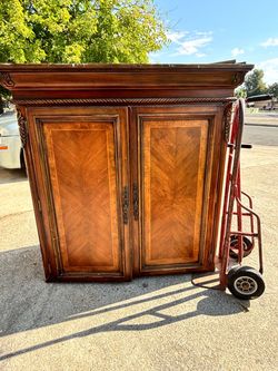 vintage ornate carved wood bedroom set