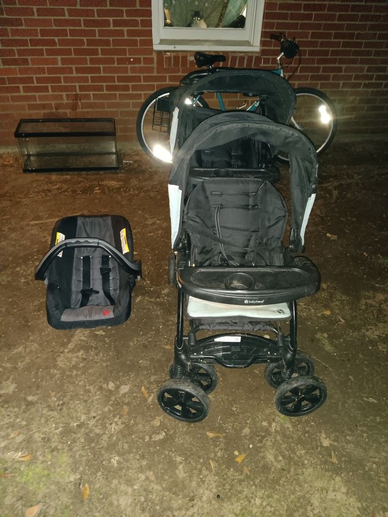 Sit & Stand Double Stroller With