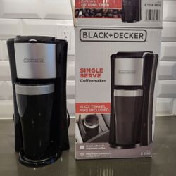 black and decker single serve coffee maker 