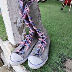 Converse All Star Zipper Hi Top Junior Size 4
