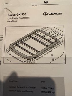 Lexus GX550   Roof rack