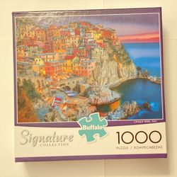 Buffalo Games - Cinque Terre - 1000 Piece Jigsaw Puzzle Multi, 26.75"L X 19.75"W