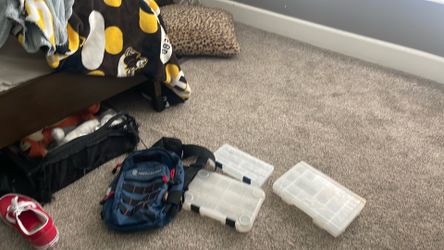 Fishing bag and tackle boxes