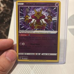Radiant Alamazam Pokémon Card  