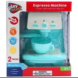 Play Right Pretend Play Kitchen Espresso Coffee Machine Girl Doll House Toy 3+