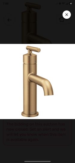 Moen Gibson Single Handle Bathroom Faucet In Bronze.