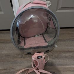 Cat Backpack And Harness 