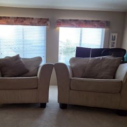 2 Ikea Oversized Chairs