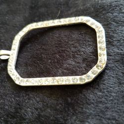 Blinged Out Neck Charm w/ Rhinestones