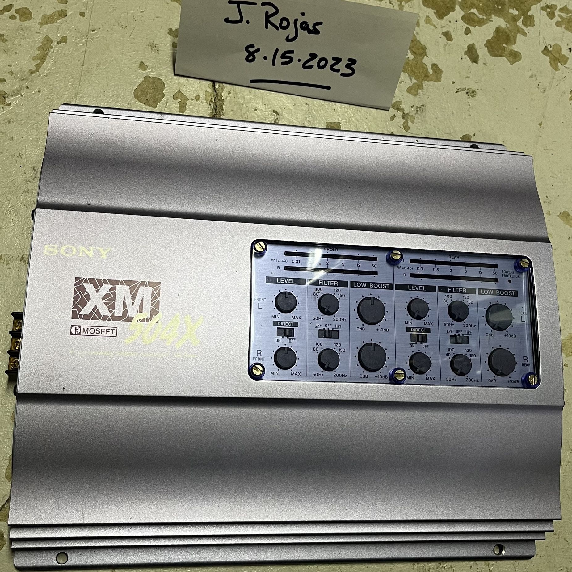 Sony XM-504X Amp for Sale in Santa Clarita, CA - OfferUp
