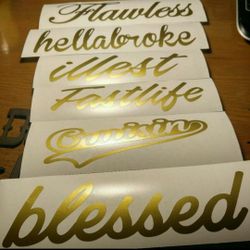 Jdm Vinyl Sticker Race Decals