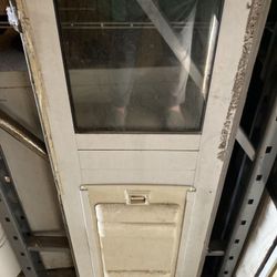 Metal & Glass Doggy Door