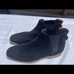 Men’s 10 Black Suede Chelsea Boots ALDO