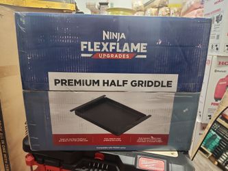 NINJA
FlexFlame Premium Half Griddle Plate with Grease Drain, Rust Resistant, Combo Cook, Even Heating, Upgrade for FlexFlame
