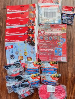 Transformers party Decorations