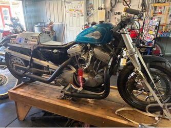 Harley Sportster Drag Bike.
