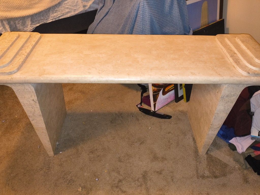 Stone/ Marble Sofa/ Entryway Table