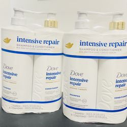 Dove shampoo and  conditioner 