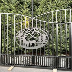 Beautiful Set Of Driveway Gates Iron Gate 