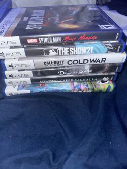 ps5 and ps4  game disks