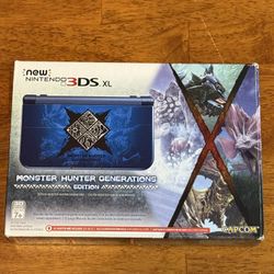New Nintendo 3ds XL Monster Hunter Generations 