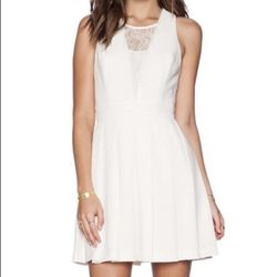 White Lace Cocktail Dress