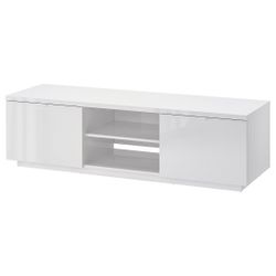 IKEA byas Tv stand High Gloss White 