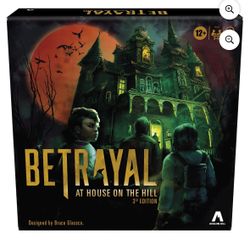 Avalon Hill Betrayal at The House on The Hill 3rd Edition Cooperative Board Game, 3-6 Players, White Elephant Gifts, 12+
