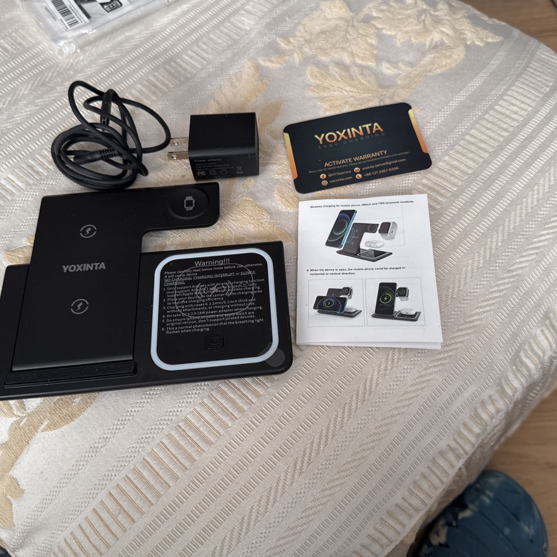 iPhone Including 16 Pro Max Charger. Also For Apple Watch And Ear Bud Magnetic Charger